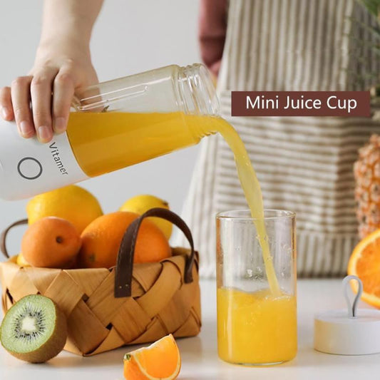 350ml Portable USB Rechargeable Blender | Smoothie & Juice Mixer Bottle | Kitchen Essential