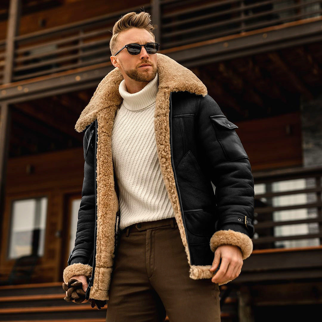 Men Military Winter Jacket Fleece Warm Jackets Male Fur Collar Coats Army Tactical Jacket