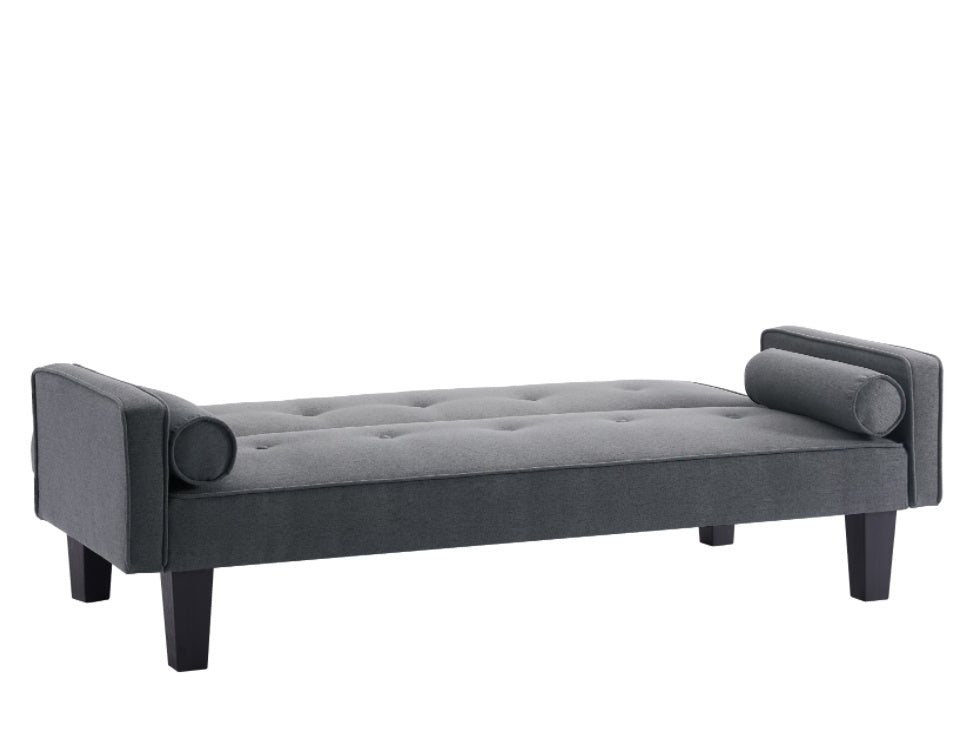 Elegant Fabric Love Seat | Button-Tufted Design with Pillows | Timeless Living Room Furniture