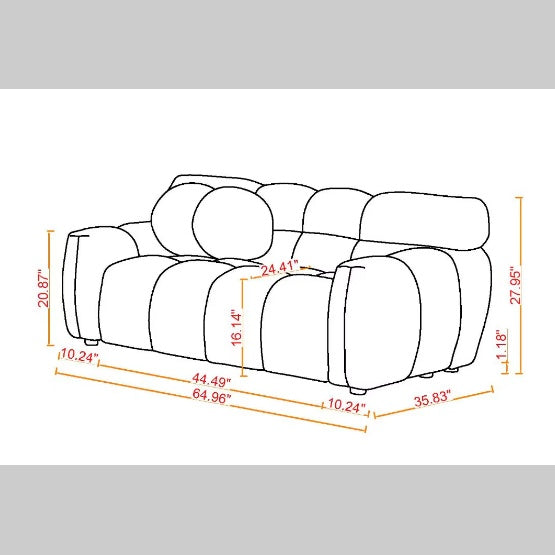 Elegant Green Upholstered Sofa | Stylish & Cozy Home Seating