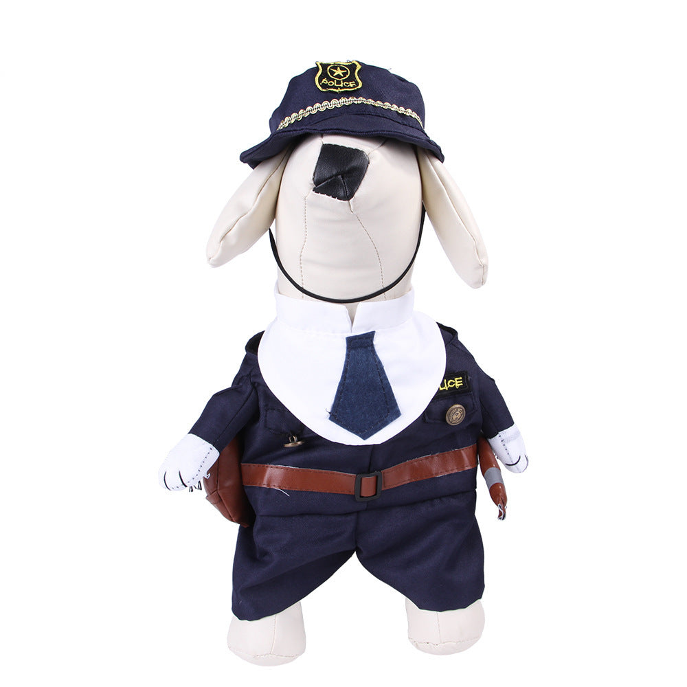 Cartoon Pet Cowboy Horseback Riding Costume Pet Supplies